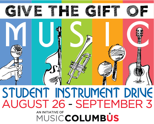 Music Columbus gift of music instrument drive